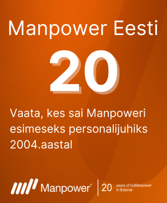 Manpower Eesti - 20: esimene personalijuht ja algusaastad